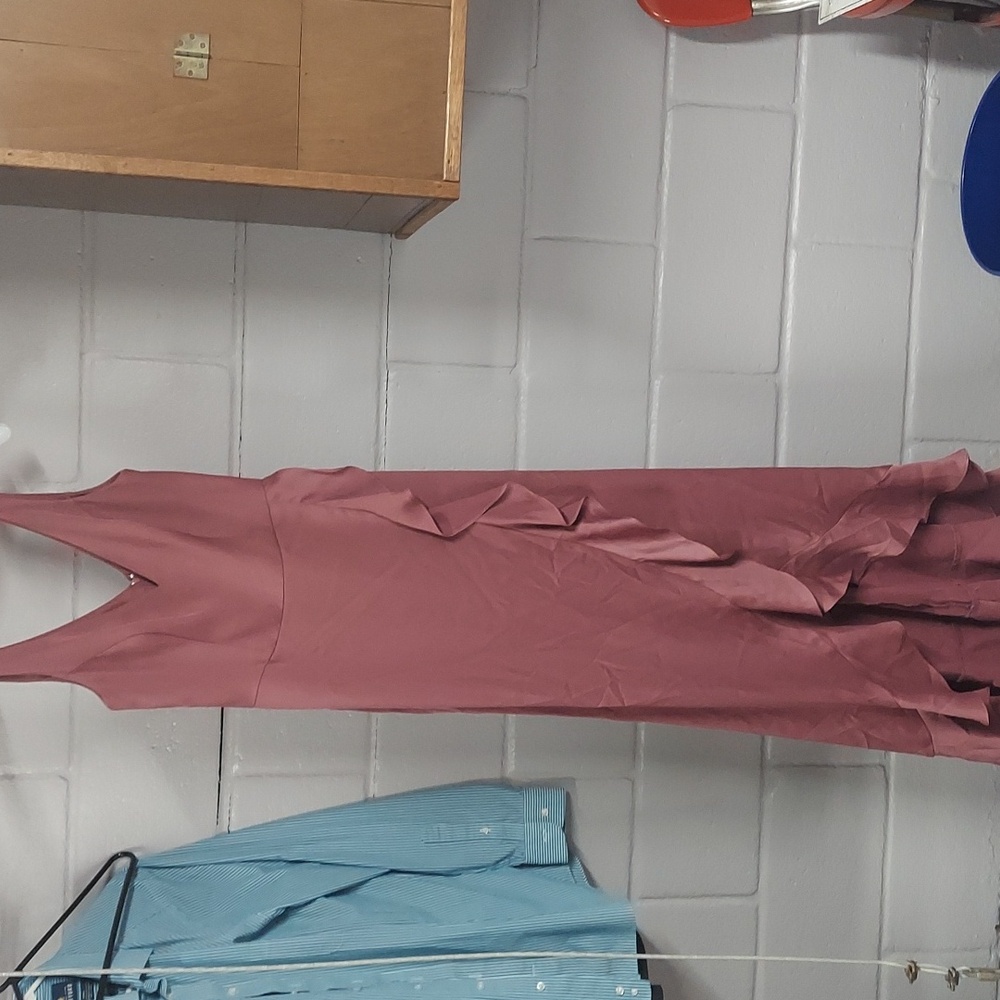 Davids bridal Dress- Size 6-high low